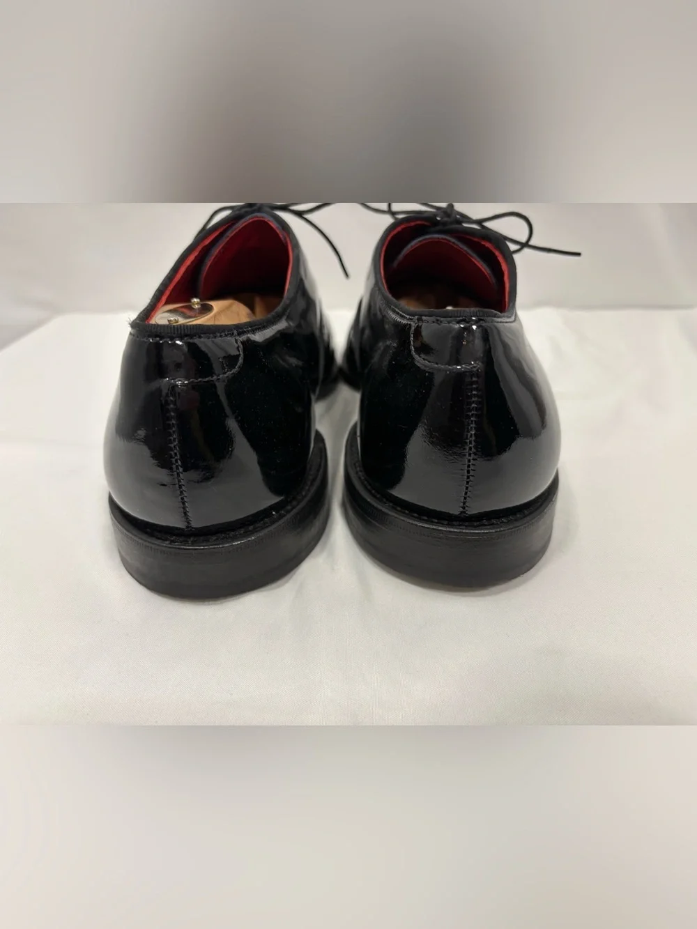 Allen Edmonds Carlyle Plain-toe Oxford Dress Shoe Black Patent Size 10 E